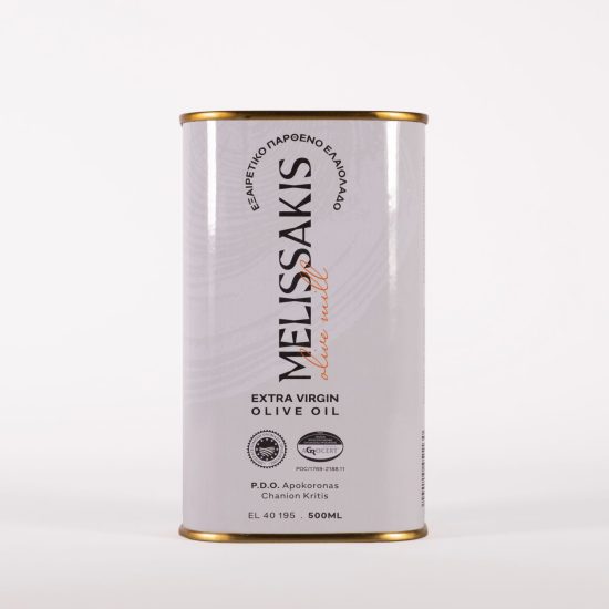 PDO Apokoronas Extra Virgin Olive Oil (500ml Tin)