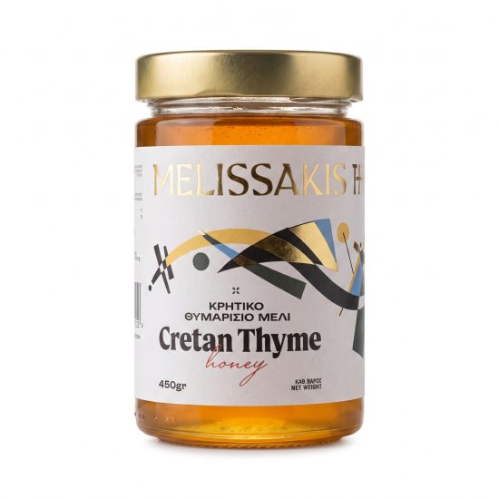 Cretan Thyme Honey (450gr Glass Jar)